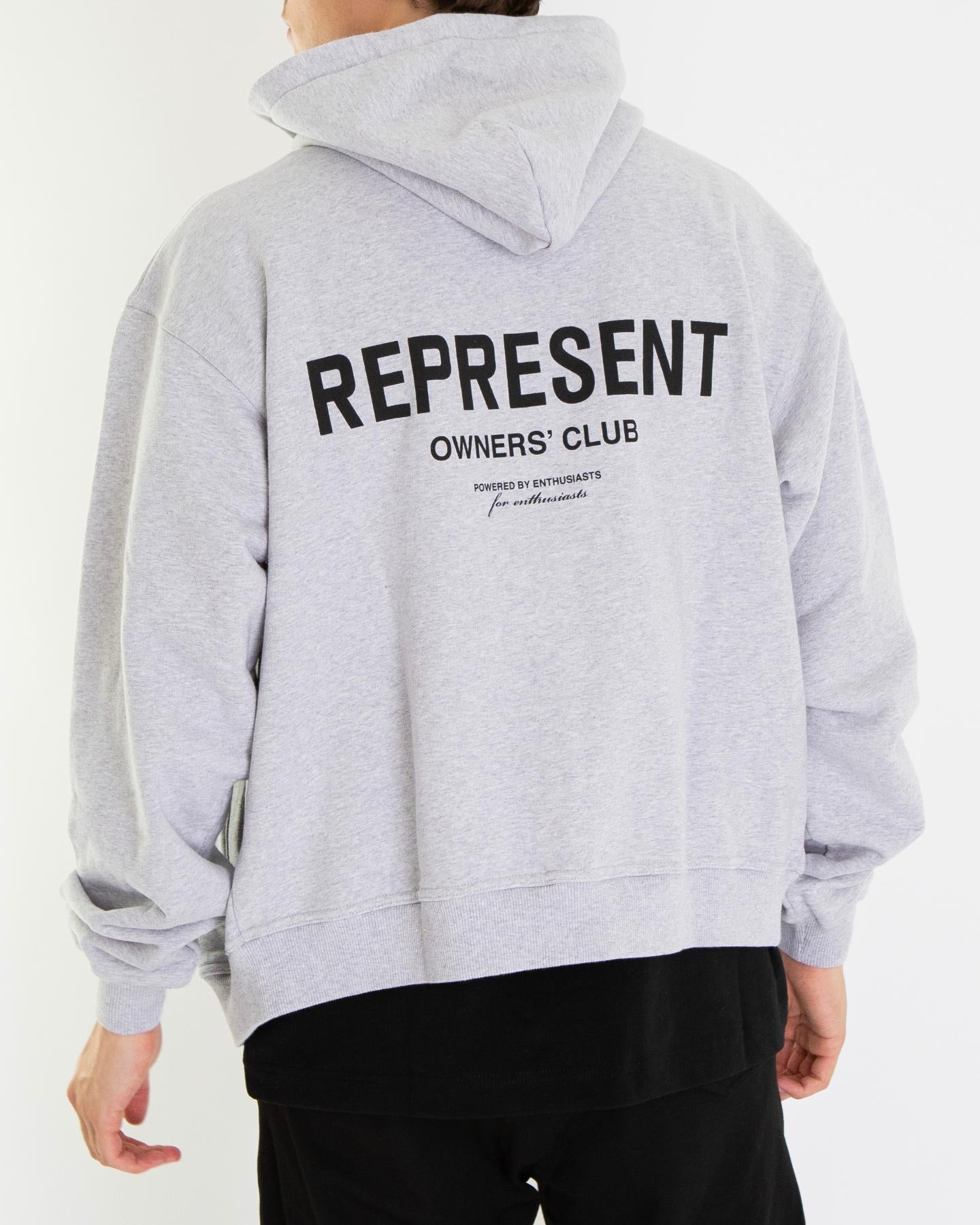 Heren Owners Club Zip Hoodie Grijs