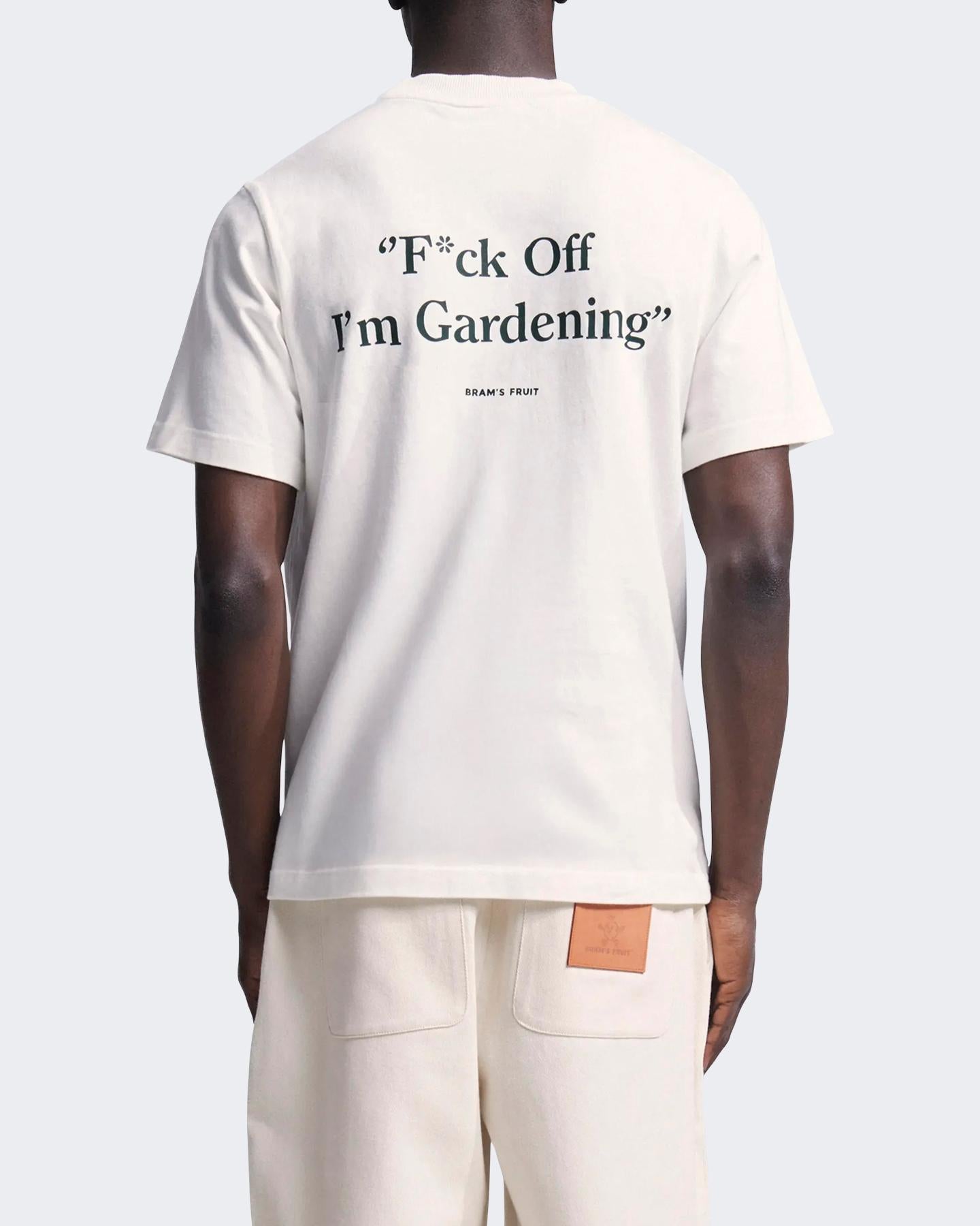 Heren Fuck Off T-shirt Wit