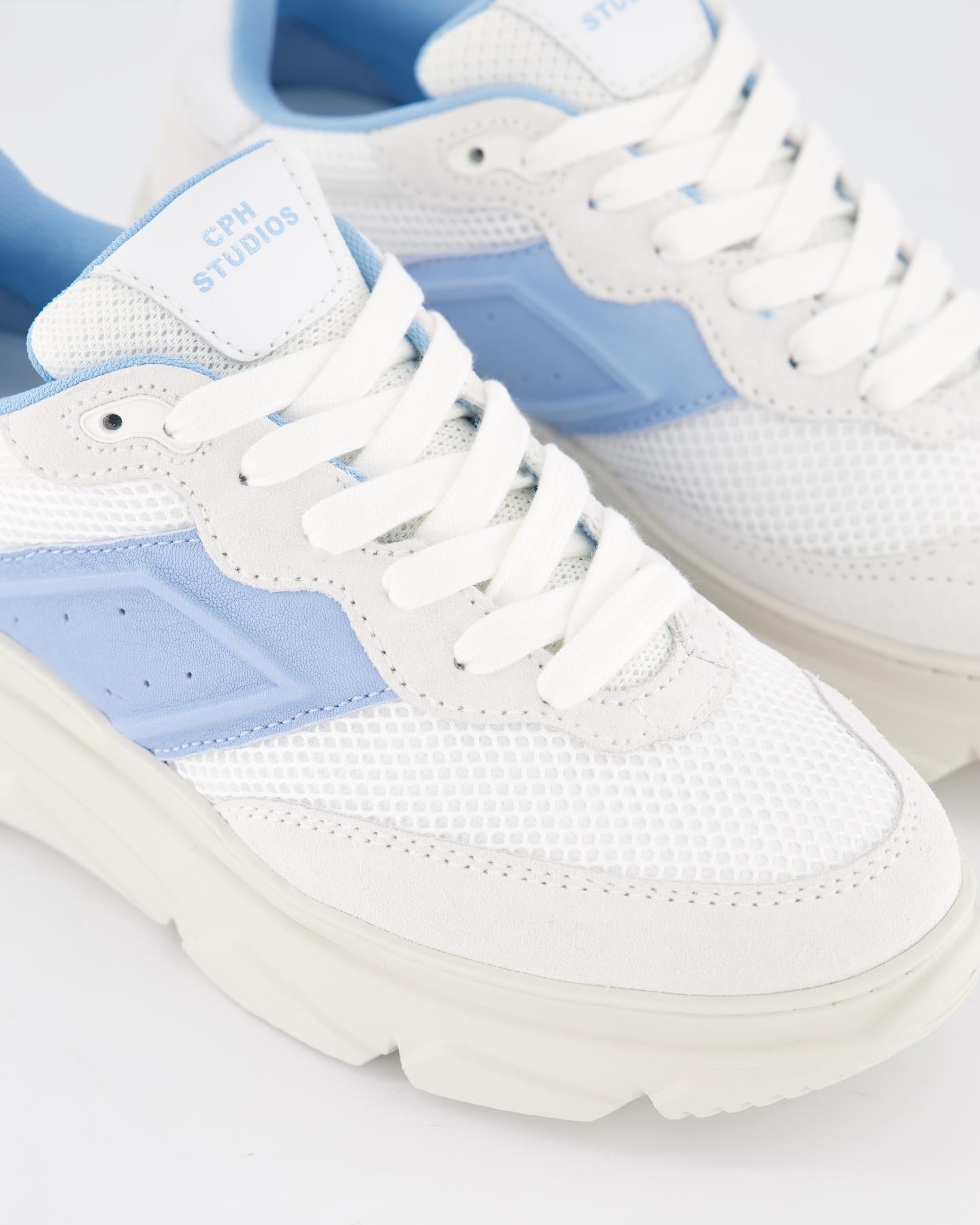 Dames CPH53 Sneaker Wit/Blauw