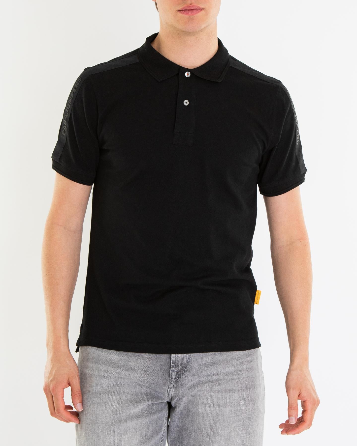 Heren Space Polo Zwart