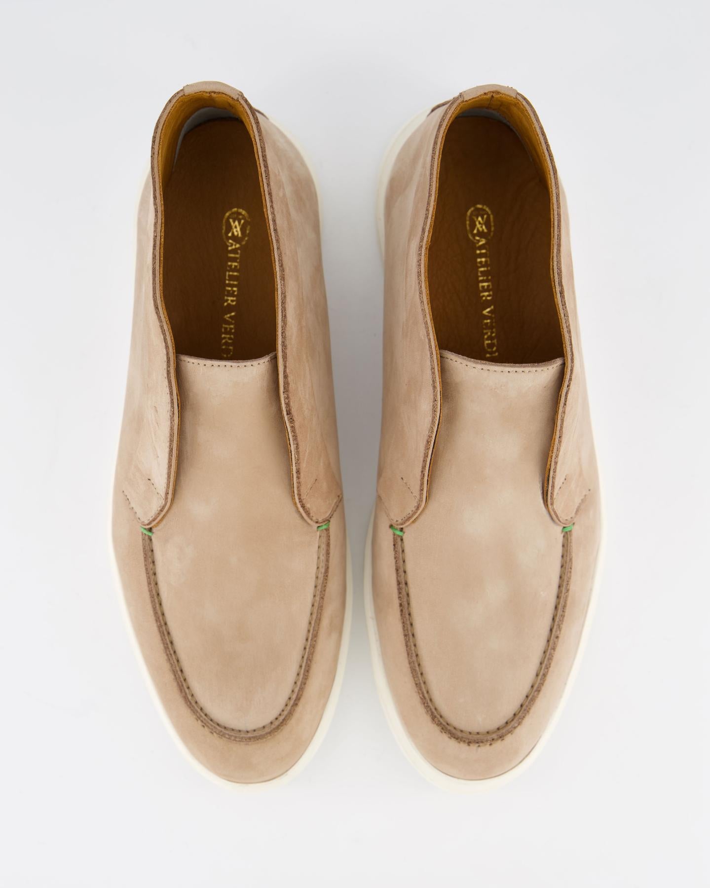 Atelier Verdi Heren Enzo Nubuck Mid Loafer