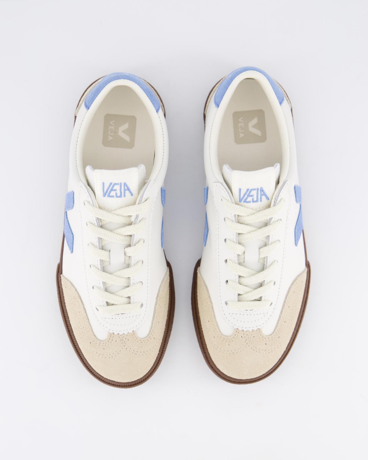 Dames Volley Sneaker Wit/Blauw