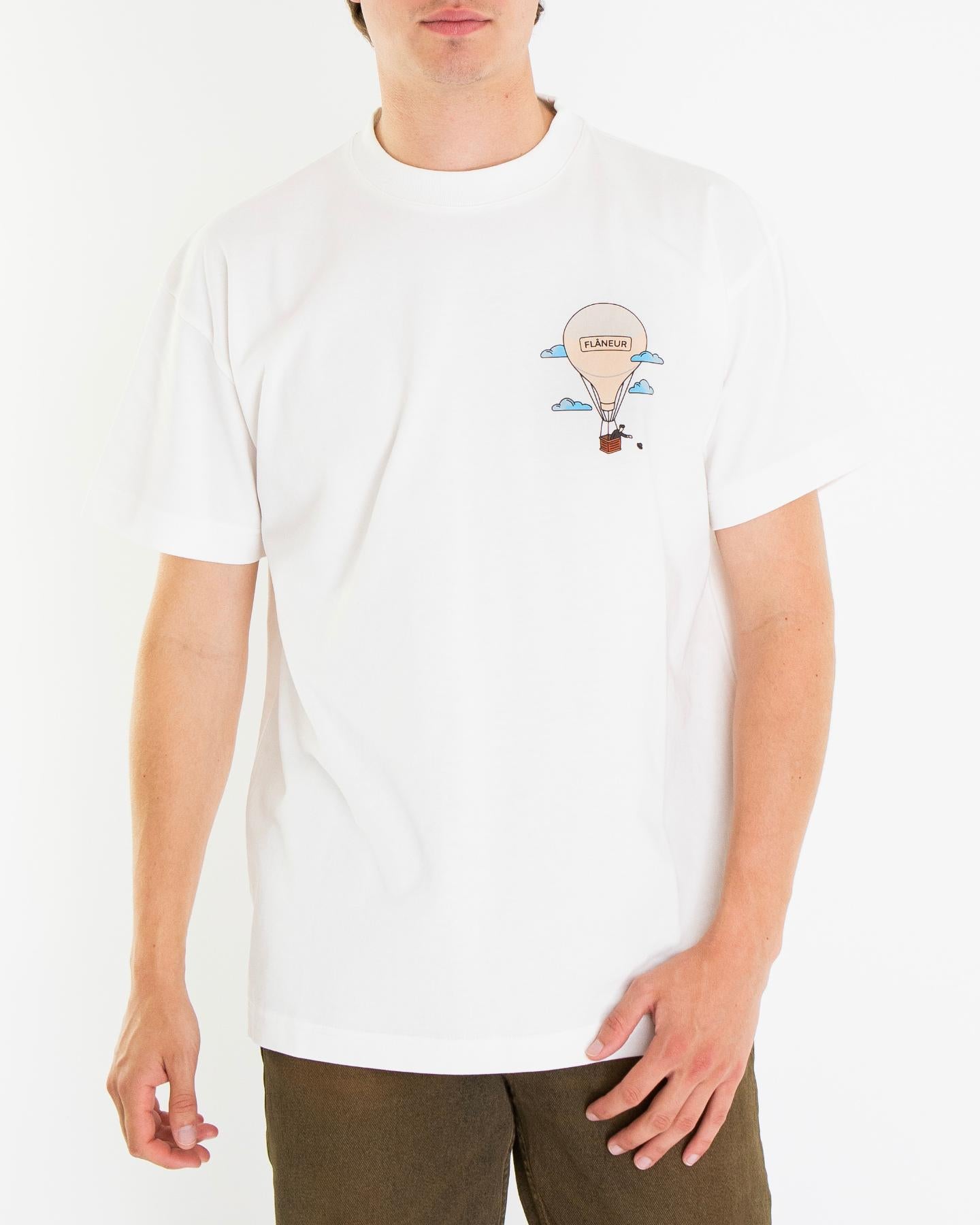 Heren Aéronautique T-Shirt Wit