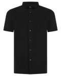 Men's Interlock Supima Shirt Black — huidige kleur