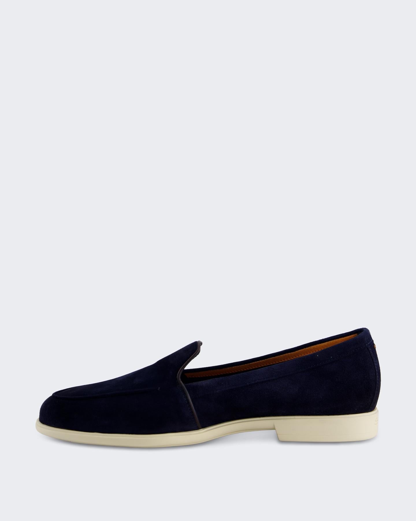 Santoni Dames Malibu Loafer Blue