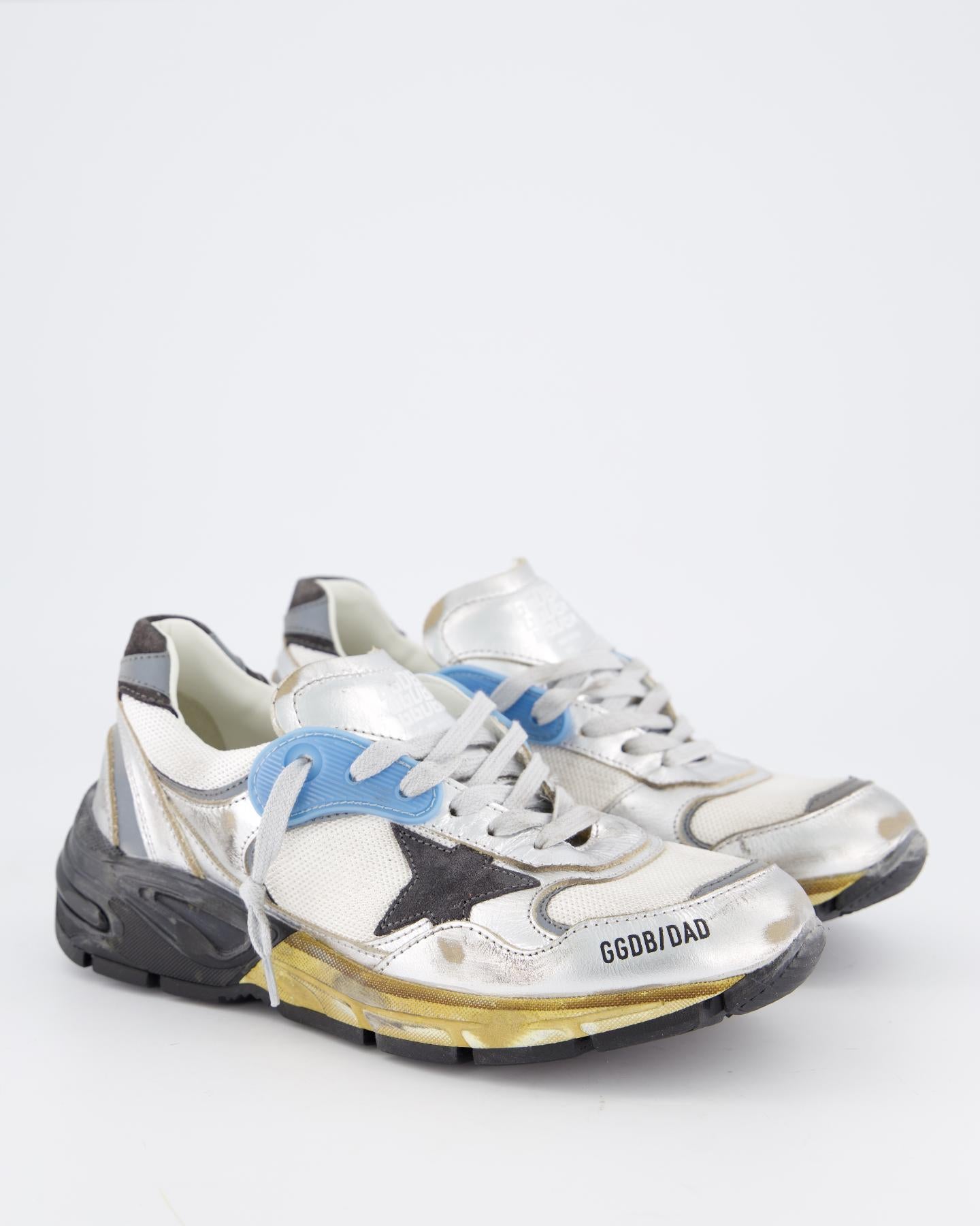 Dames Running Dad Sneaker Metallic