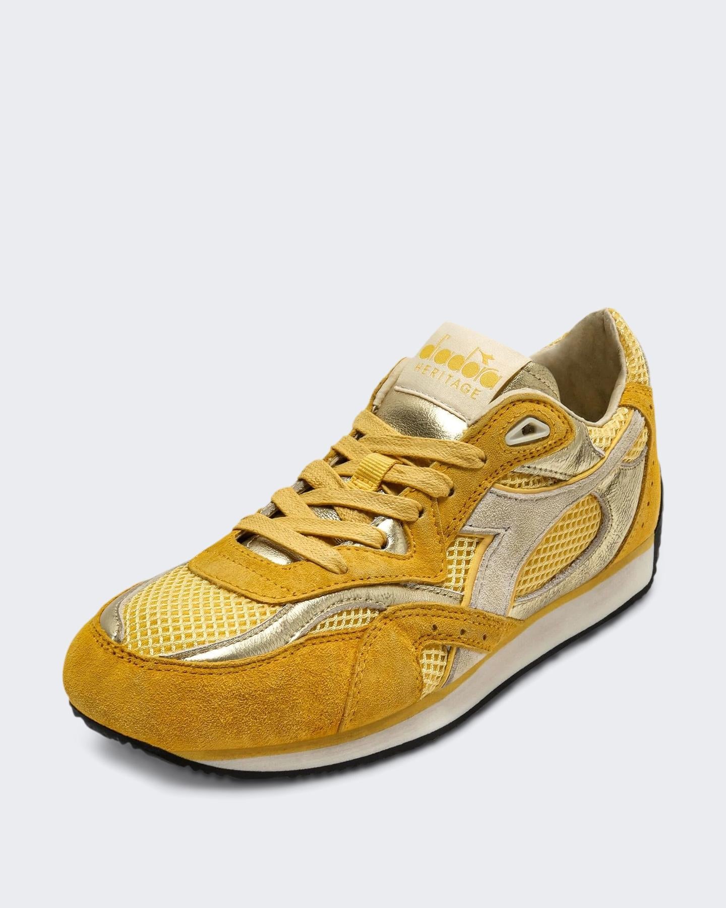 Diadora Dames Equipe Revenge Sneaker Geel