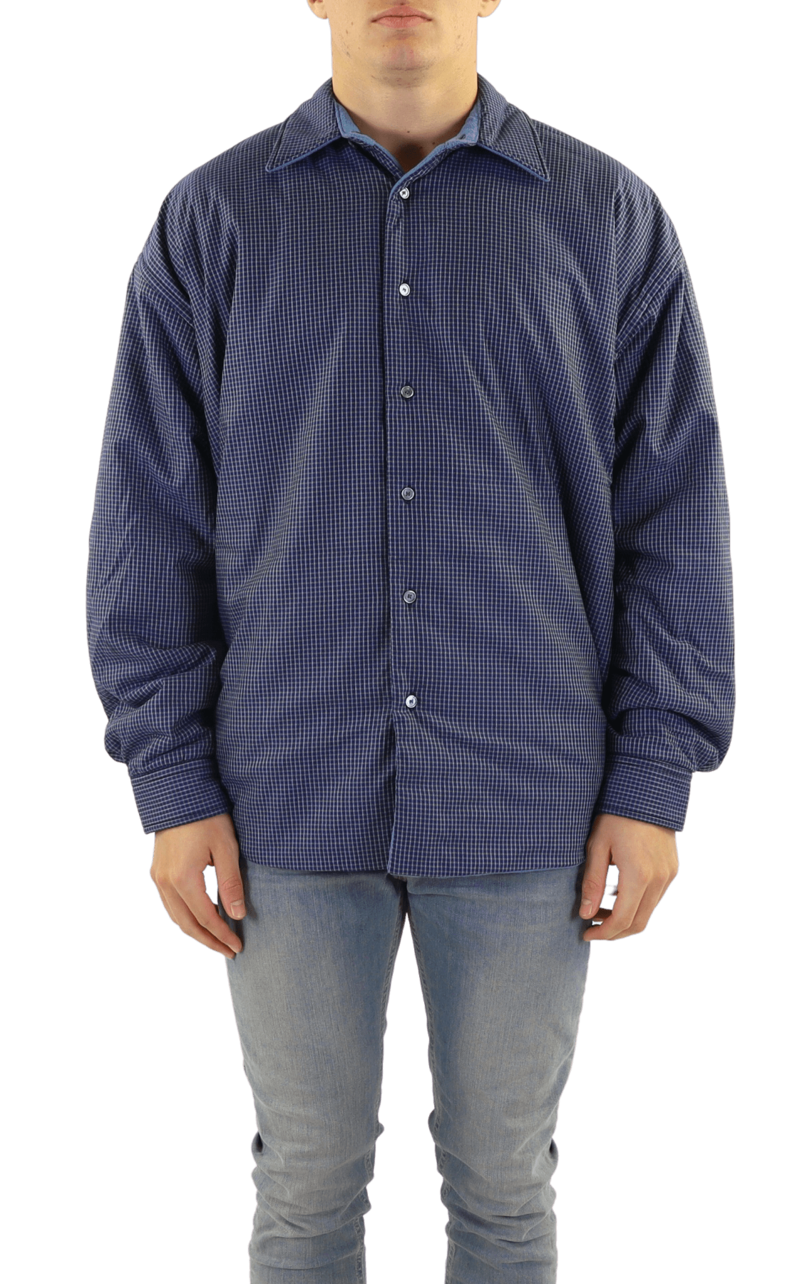 Men Overshirt blue