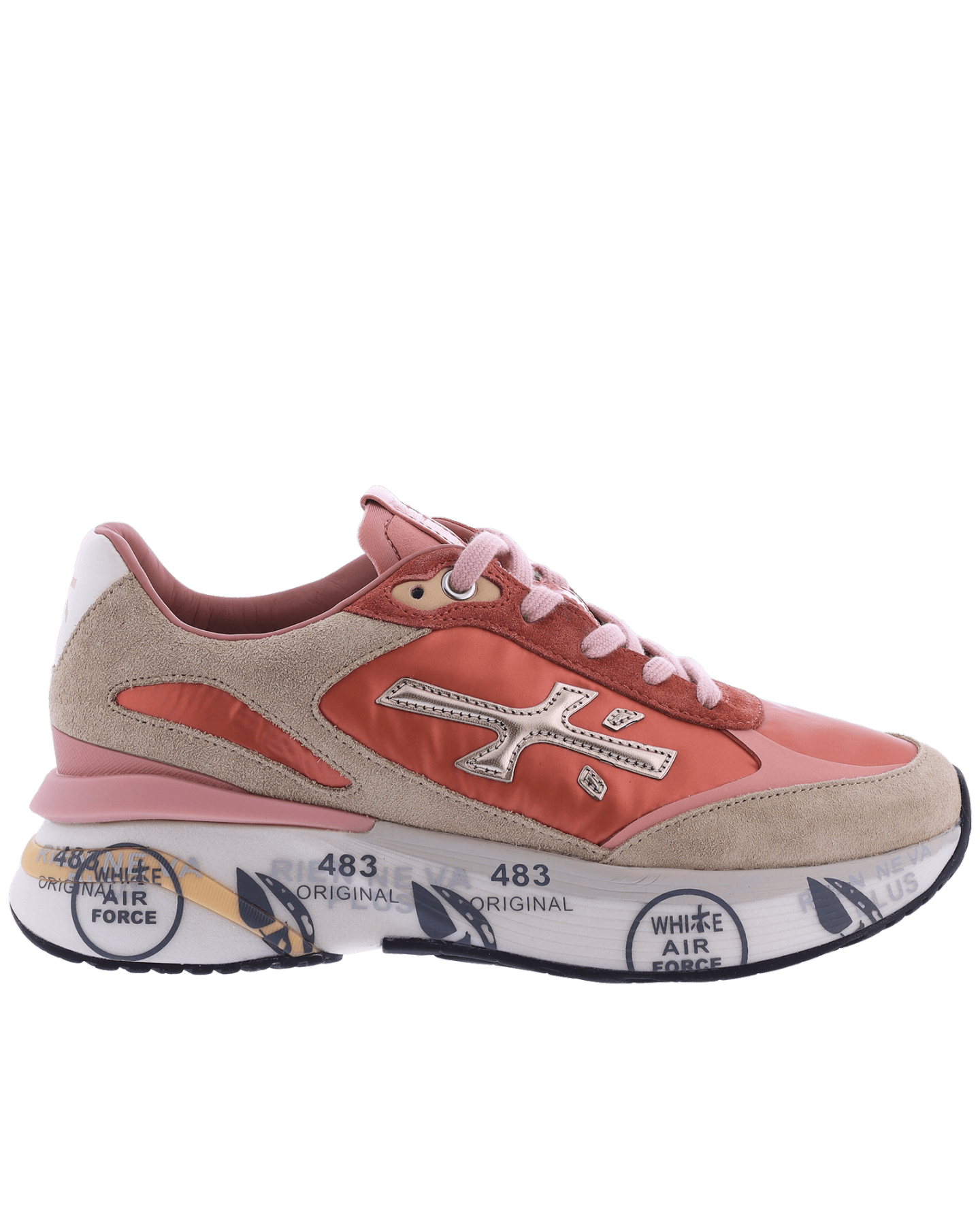 Women Moerun D sneaker pink orange