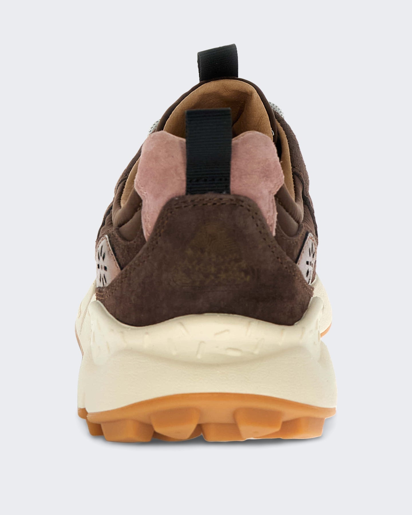 Flower Mountain Dames Lage sneaker met veters Bruin - Eleganza.nl
