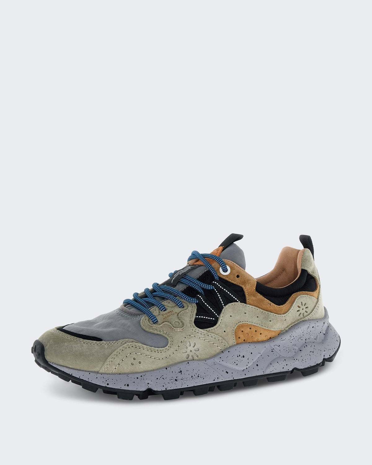 Flower Mountain Heren Lichtgewicht sneaker in beige - Eleganza.nl