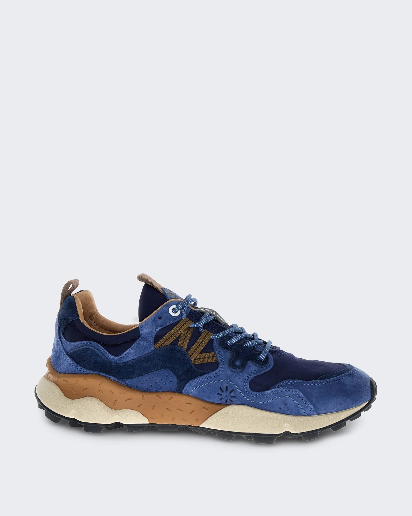 Flower Mountain Heren Lichtgewicht sneaker in blauw - Eleganza.nl