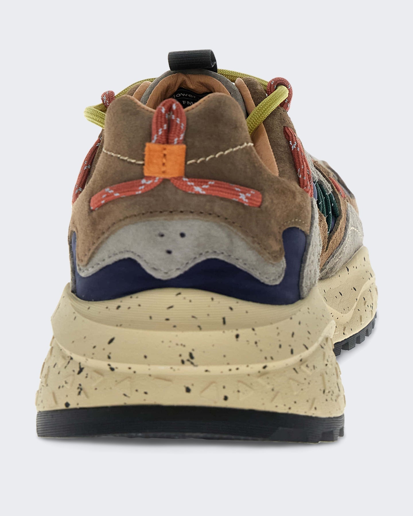 Flower Mountain Heren Robuuste herensneaker met suède details Bruin - Eleganza.nl