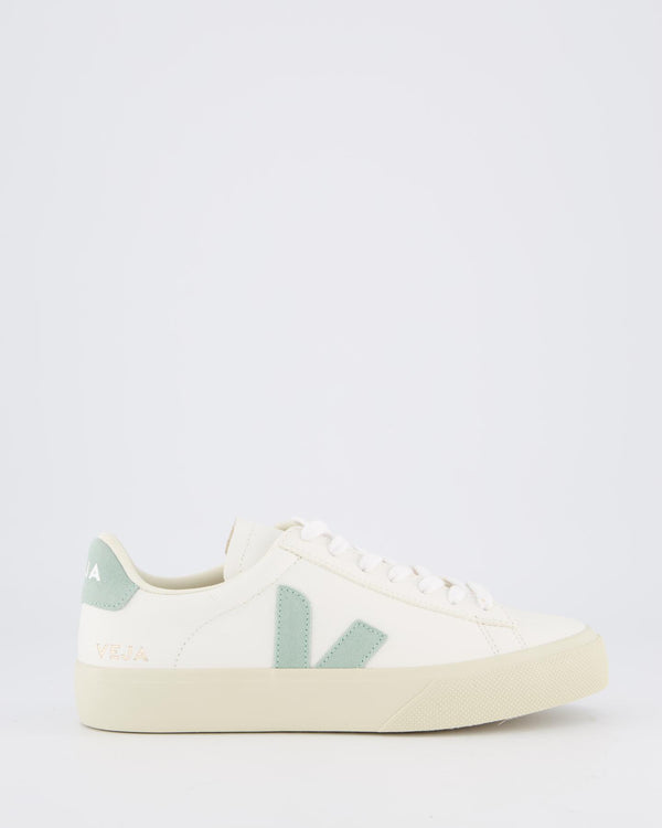Women Campo Sneaker Leather White/Matcha