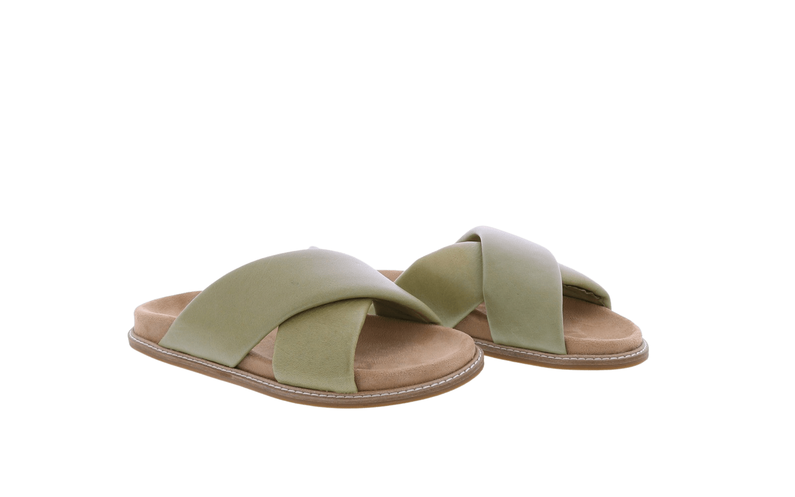 Women Leather Band Slipper