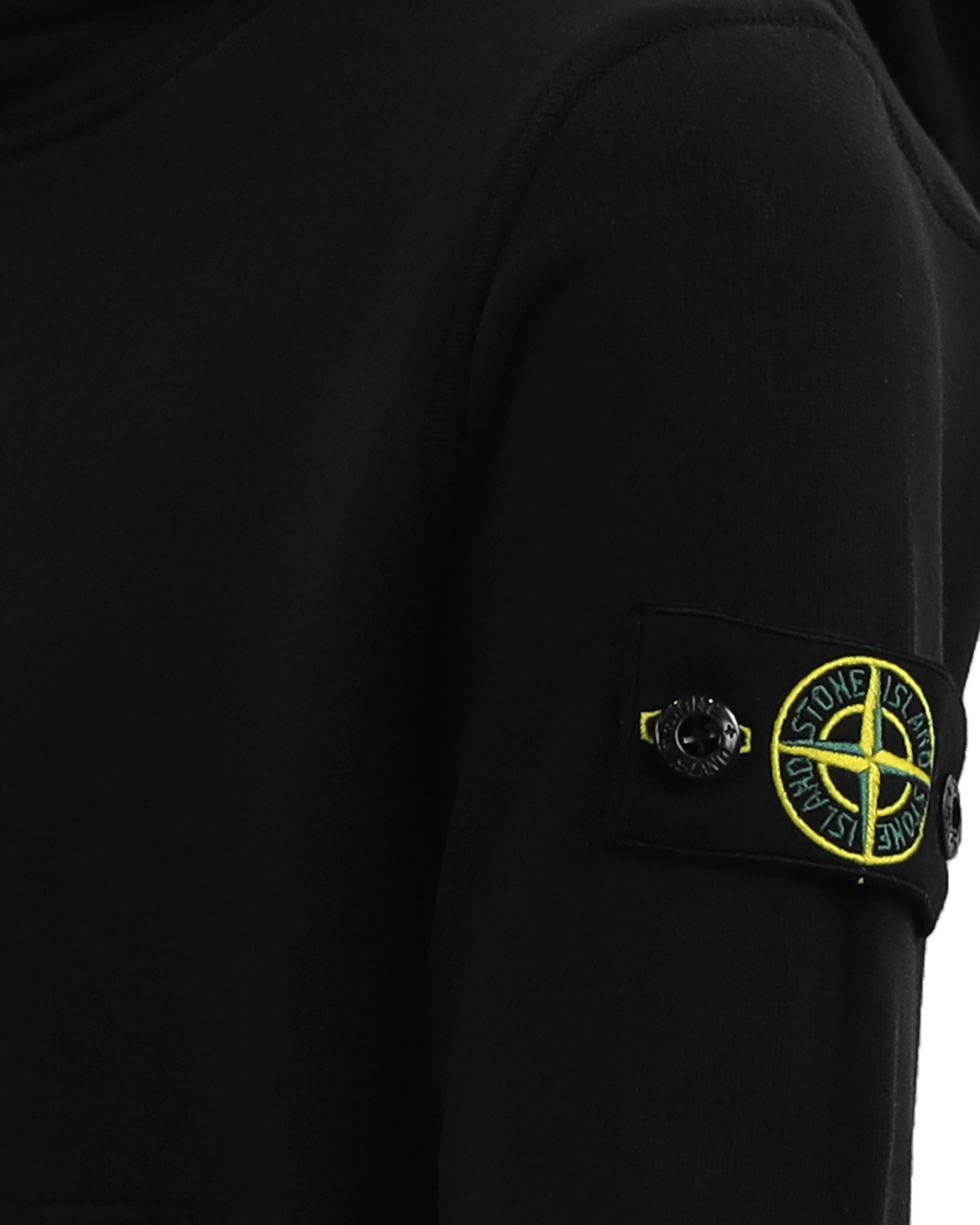 Stone Island Kids Logo-Patch Hoodie Black - Eleganza.nl Stone Island Kids Logo-Patch Hoodie Black - Eleganza.nl