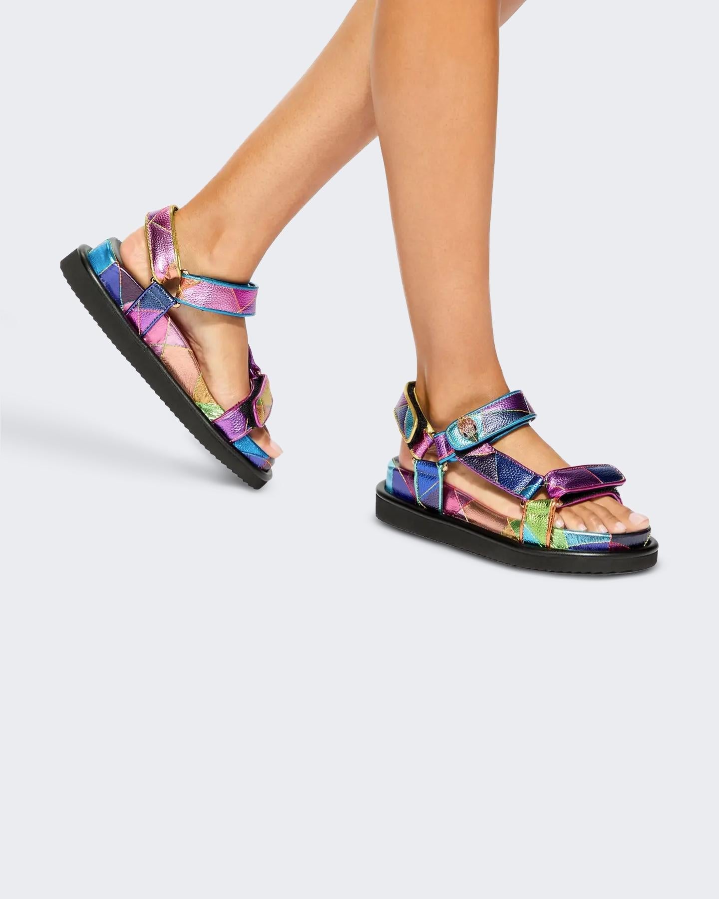 Kurt Geiger Dames Orson Sandaal Zwart