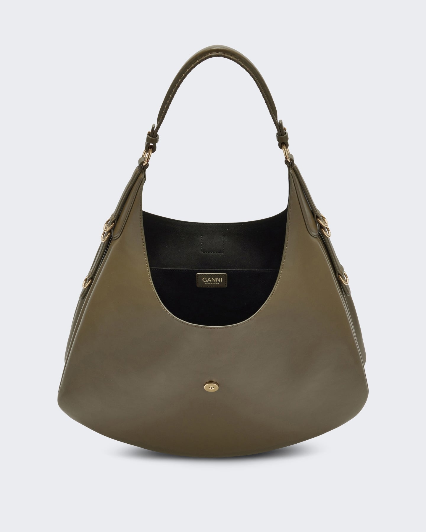 Ganni Dames Kat Large Butter Groen - Eleganza.nl