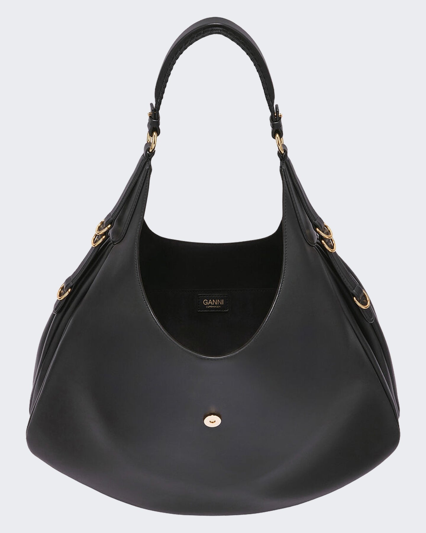 Ganni Dames Kat Large Gold Zwart - Eleganza.nl