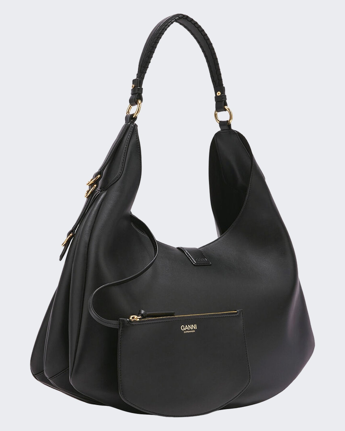 Ganni Dames Kat Large Gold Zwart - Eleganza.nl