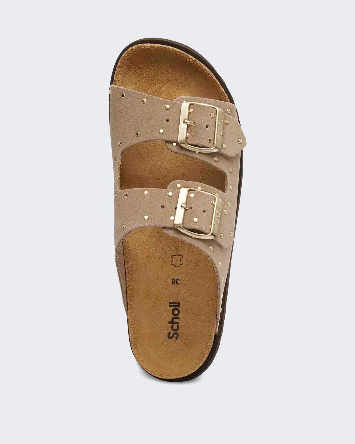 Dames Beatriz Slipper Dark Beige