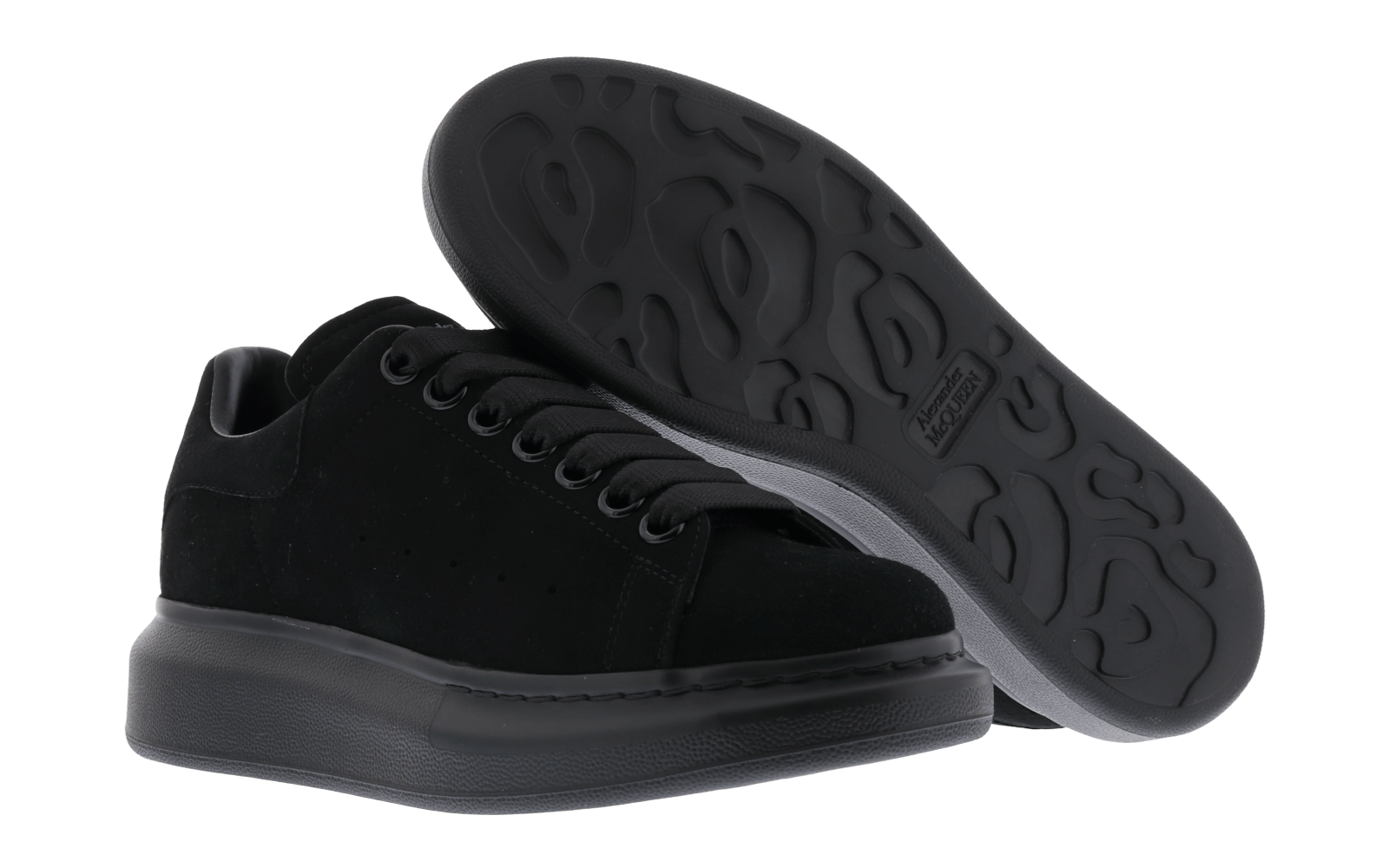 Alexander mcqueen noir daim femme hot sale