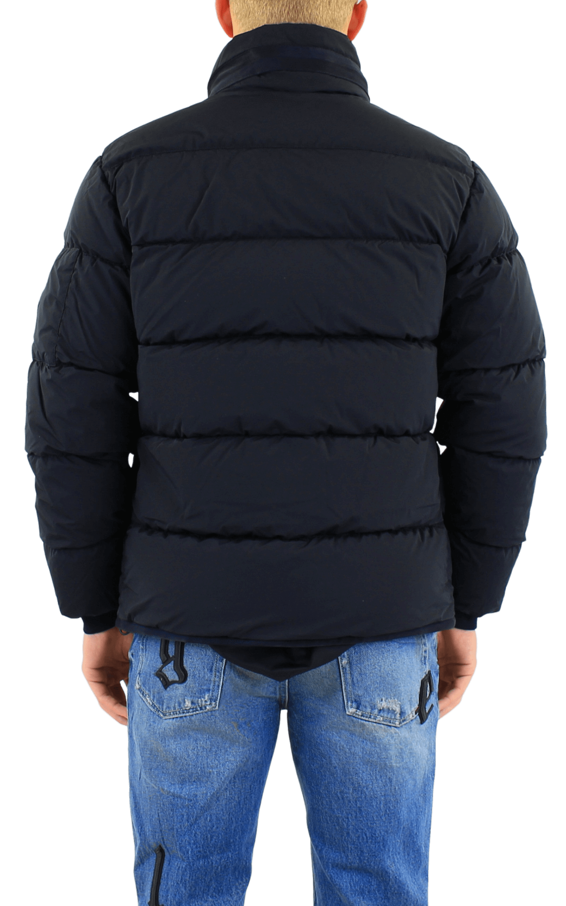 Men Nycra r down jacket blue