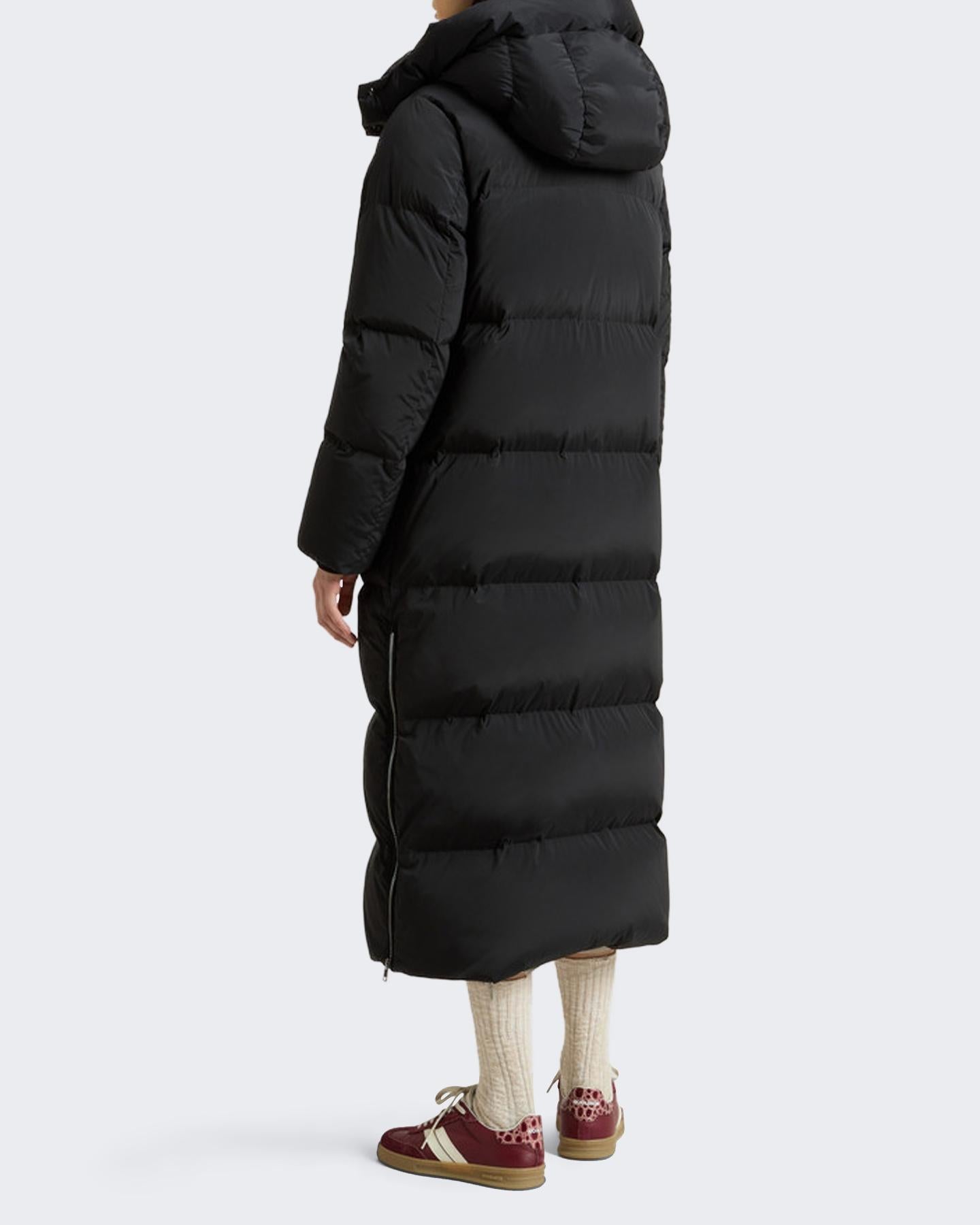 Dames Kelly Long Parka Zwart