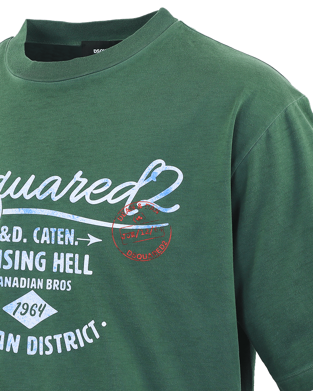 Men Super negative dyed green