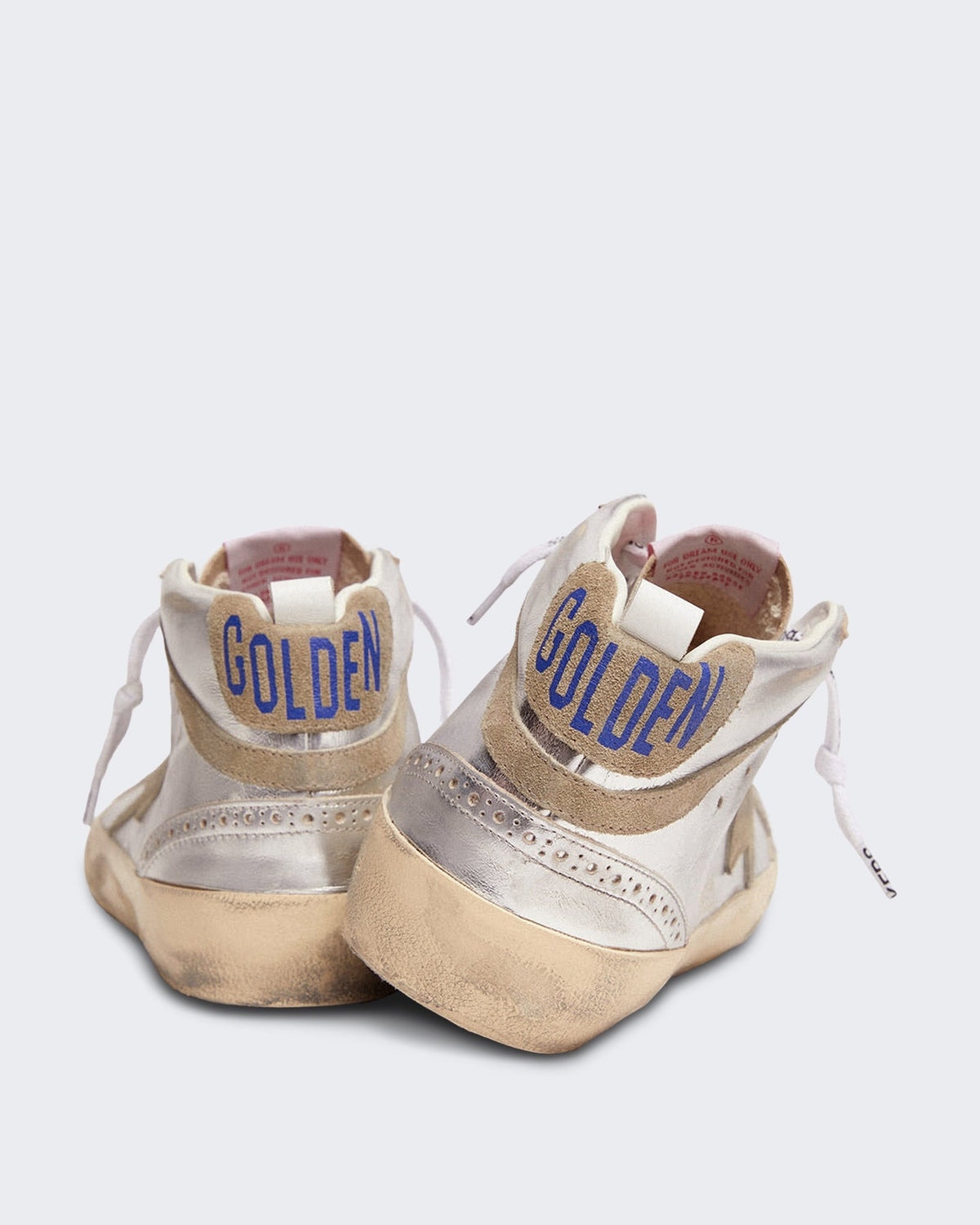 Golden Goose Dames Leren sneaker met vintage afwerking Beige - Eleganza.nl