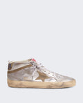 Golden Goose Women's Leather sneaker with vintage finish Beige