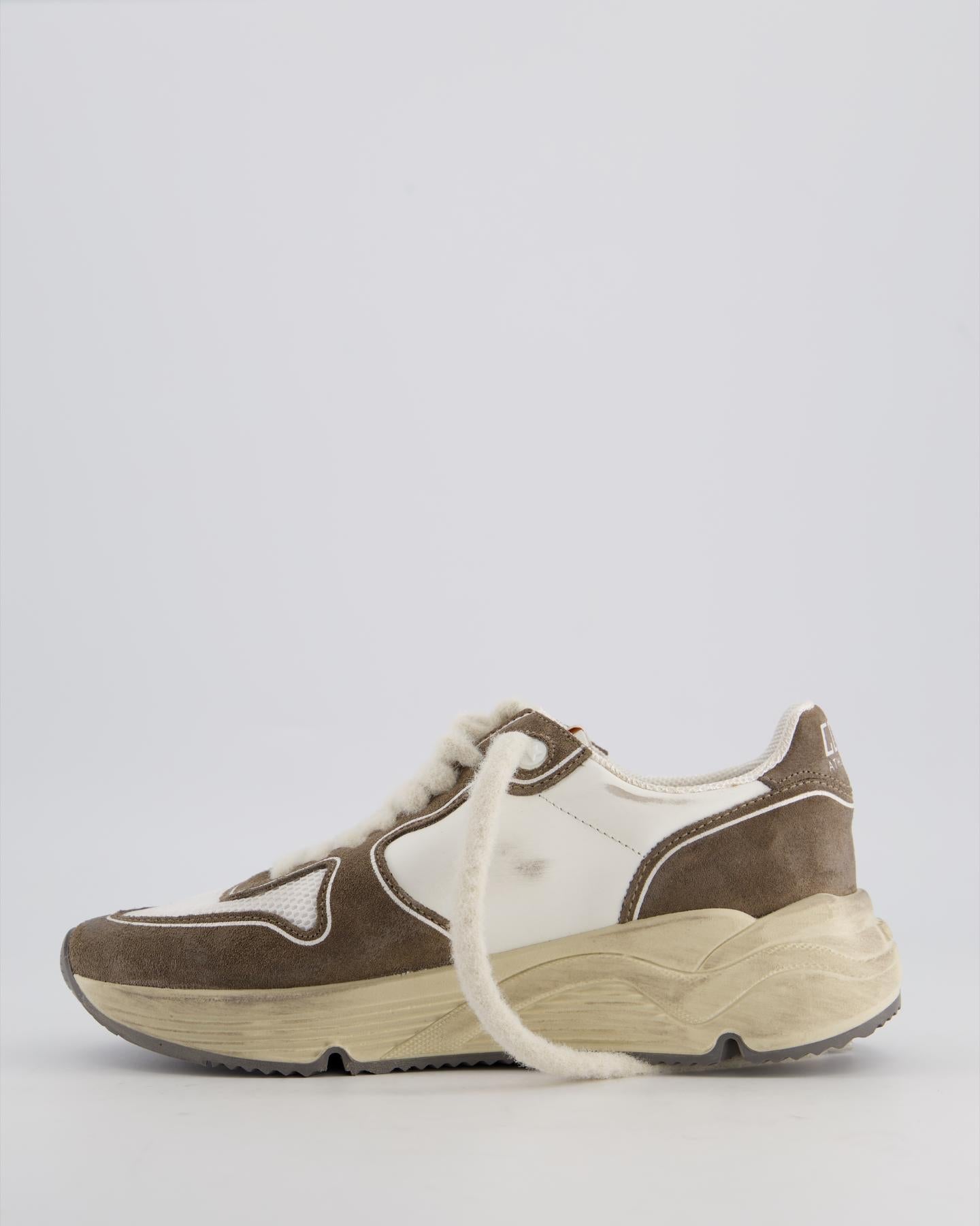 Golden Goose Dames Running Sole Sneaker Bruin - Eleganza.nl