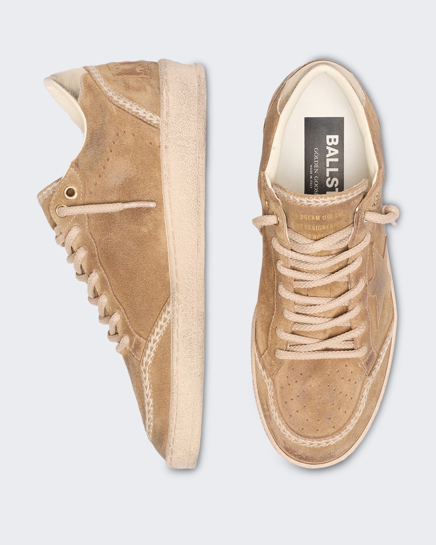 Golden Goose Dames Sneaker geel leer - Eleganza.nl