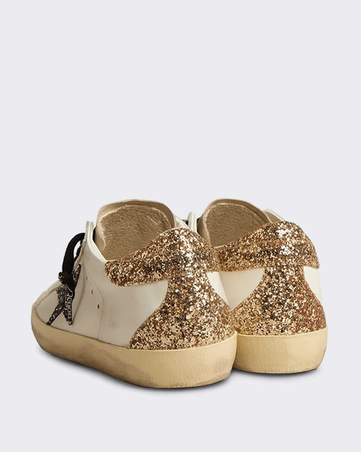 Golden Goose Dames Sneaker met vintage details Creme - Eleganza.nl