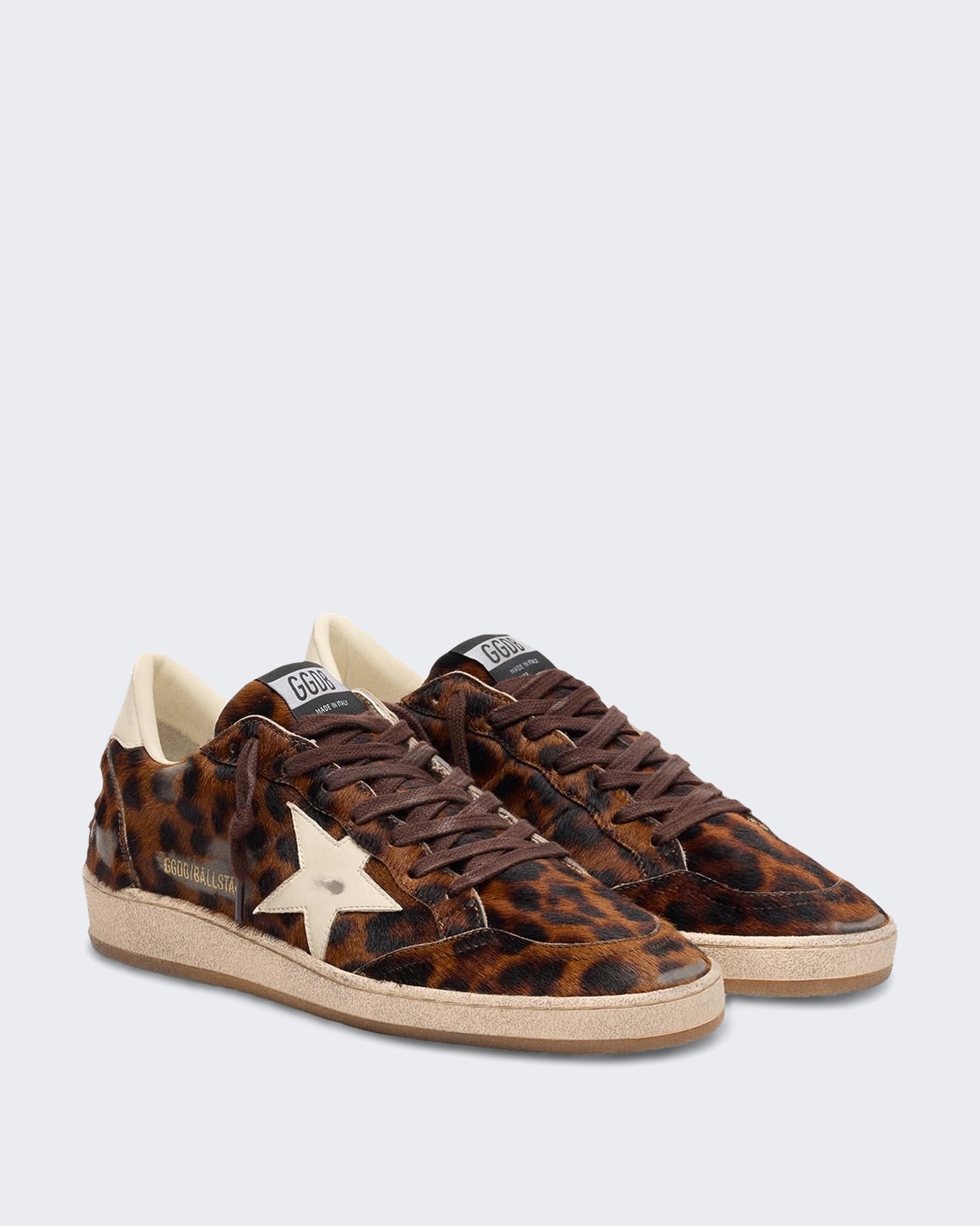 Golden Goose Dames Sneakers bruin leer - Eleganza.nl