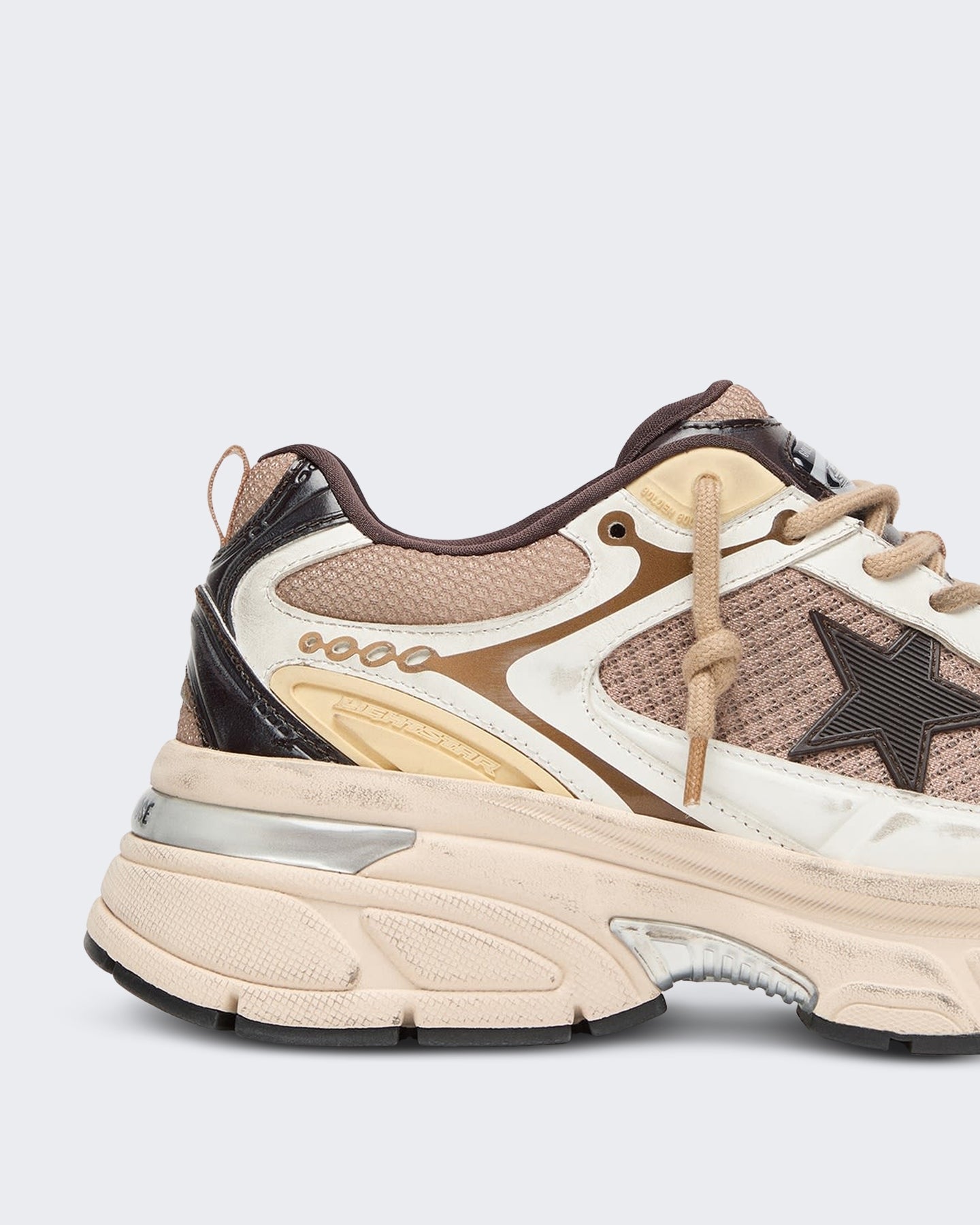 Golden Goose Dames Sneakers met vintage details Wit - Eleganza.nl