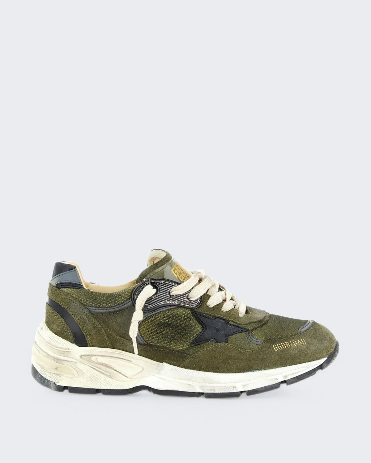 Golden Goose Golden Goose Dames Sneaker Dad-Star khaki - Eleganza.nl