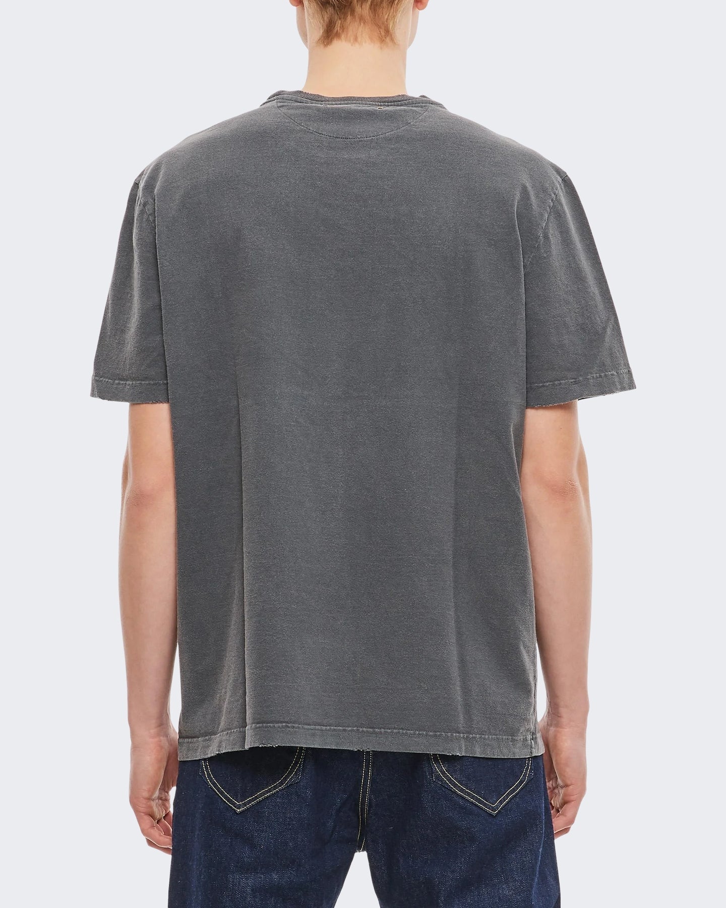 Golden Goose Heren Regular T-Shirt Antraciet - Eleganza.nl