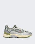 Autry Heren Hyperway Sneaker Groen/Zilver