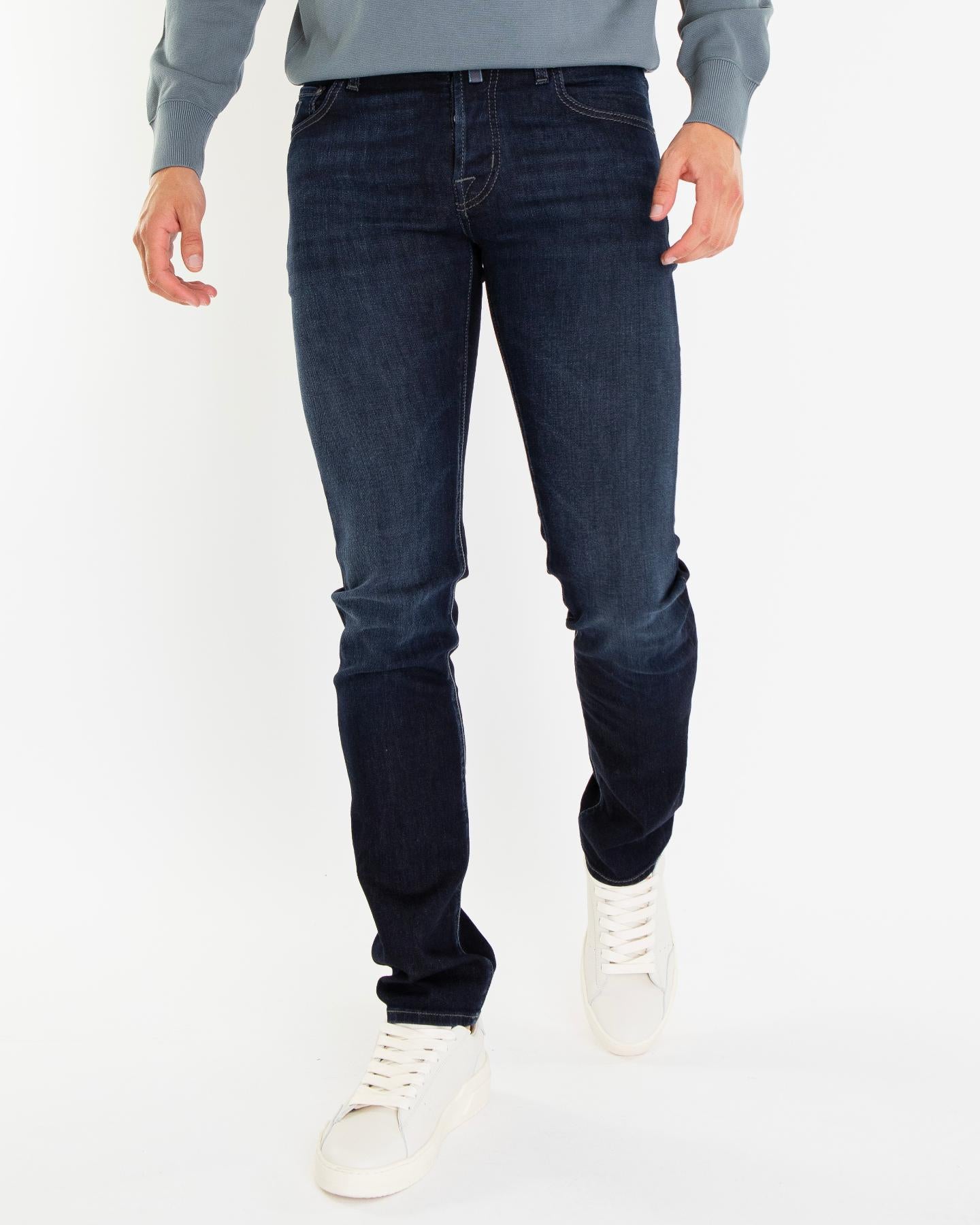 Heren Nick Slim Jeans Blauw