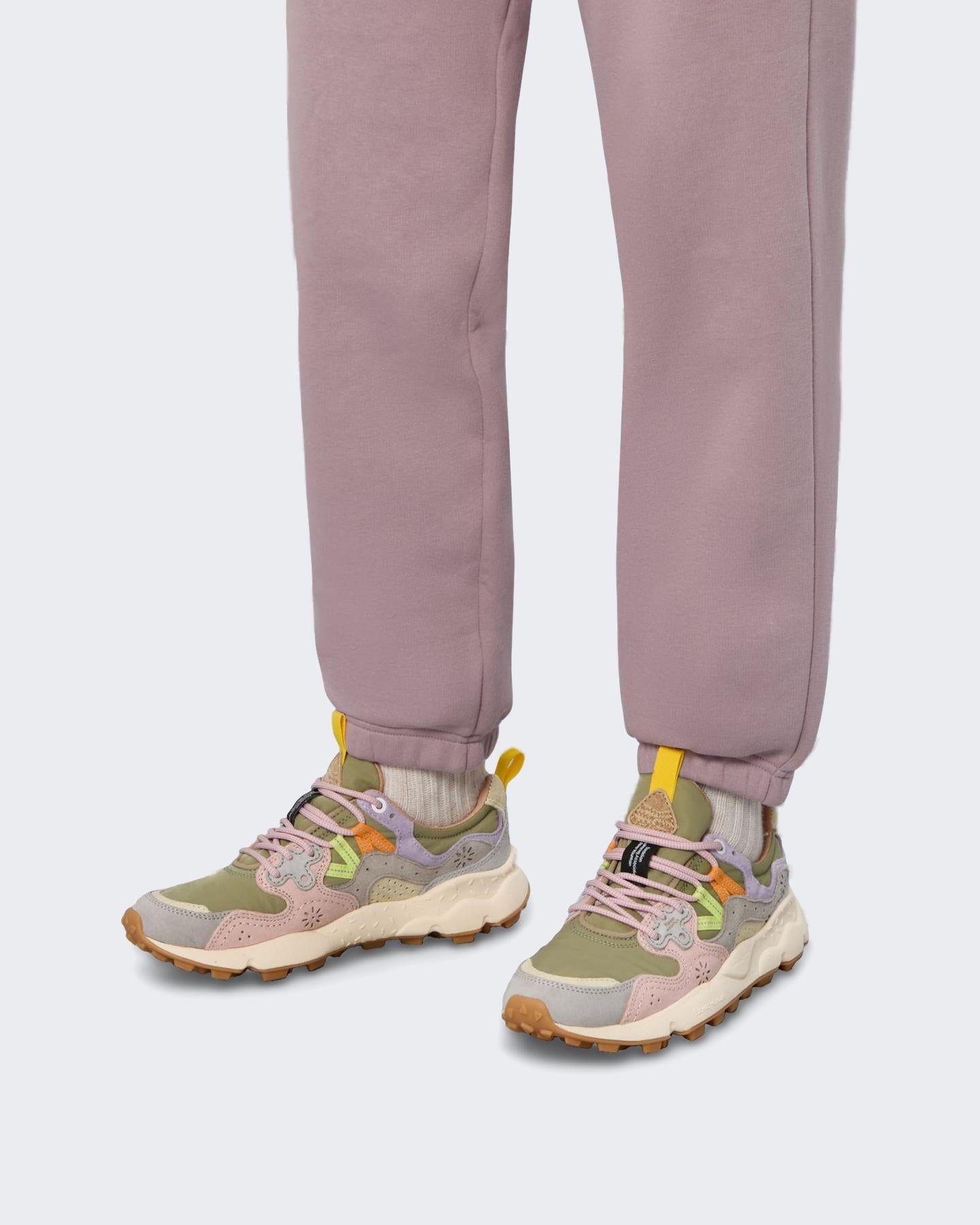 Dames Yamano 3 Sneaker Beige/Groen