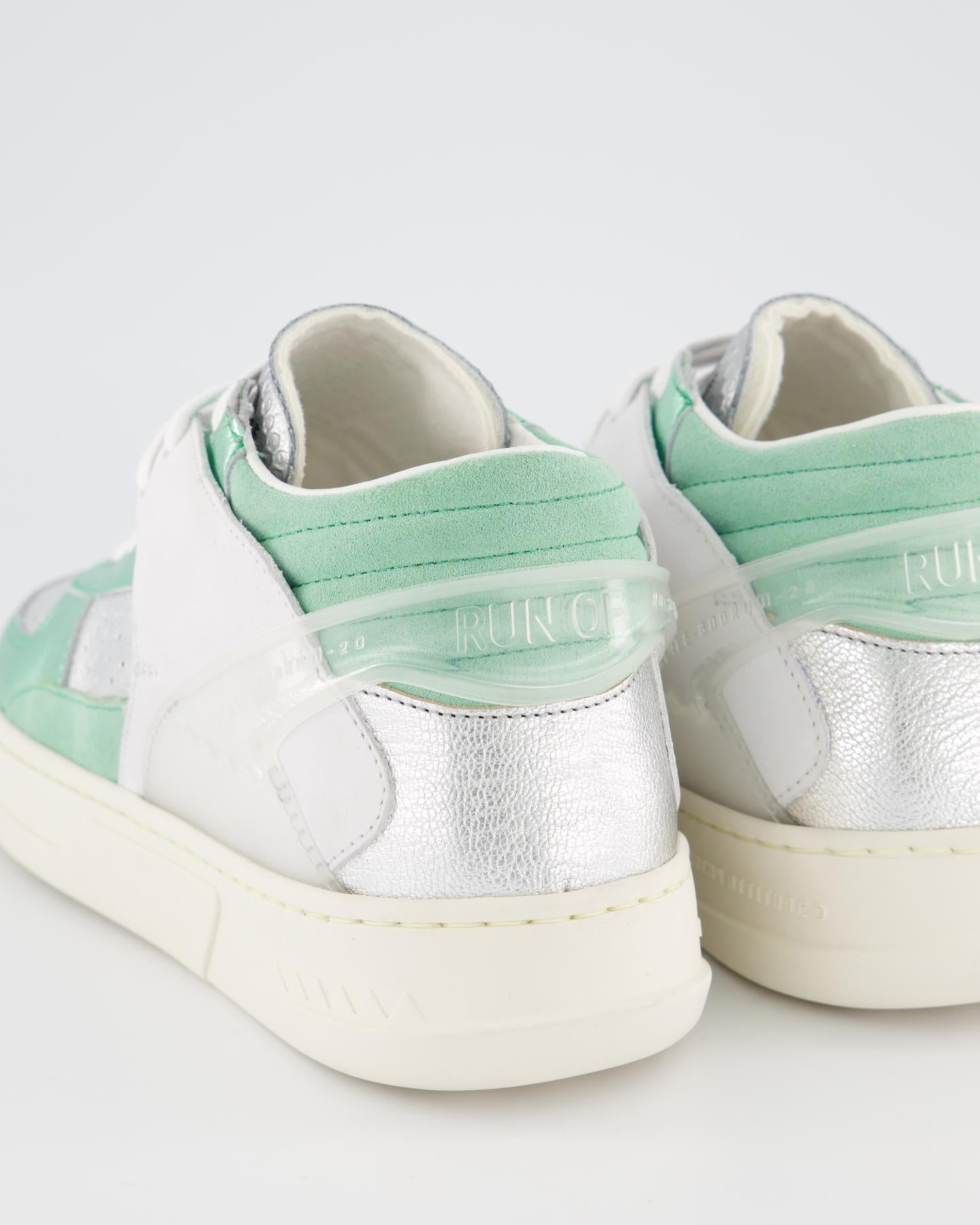 Dames Mid Metal Sneaker Groen