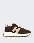 Women's Sneaker - Hogan H641 Allacciato H Patch-Brown Brown (3)