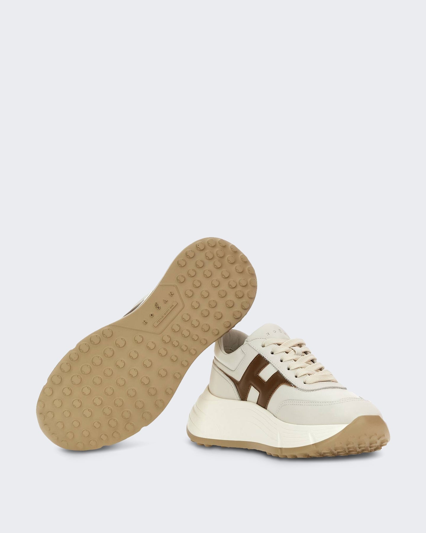 Hogan Dames Sneaker - H669 Allacciato H-Altraversione 9995 Zwart - Eleganza.nl