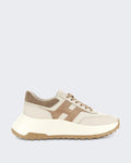 Women's Sneaker - Hogan H669 Allacciato H-Grey Beige (2)