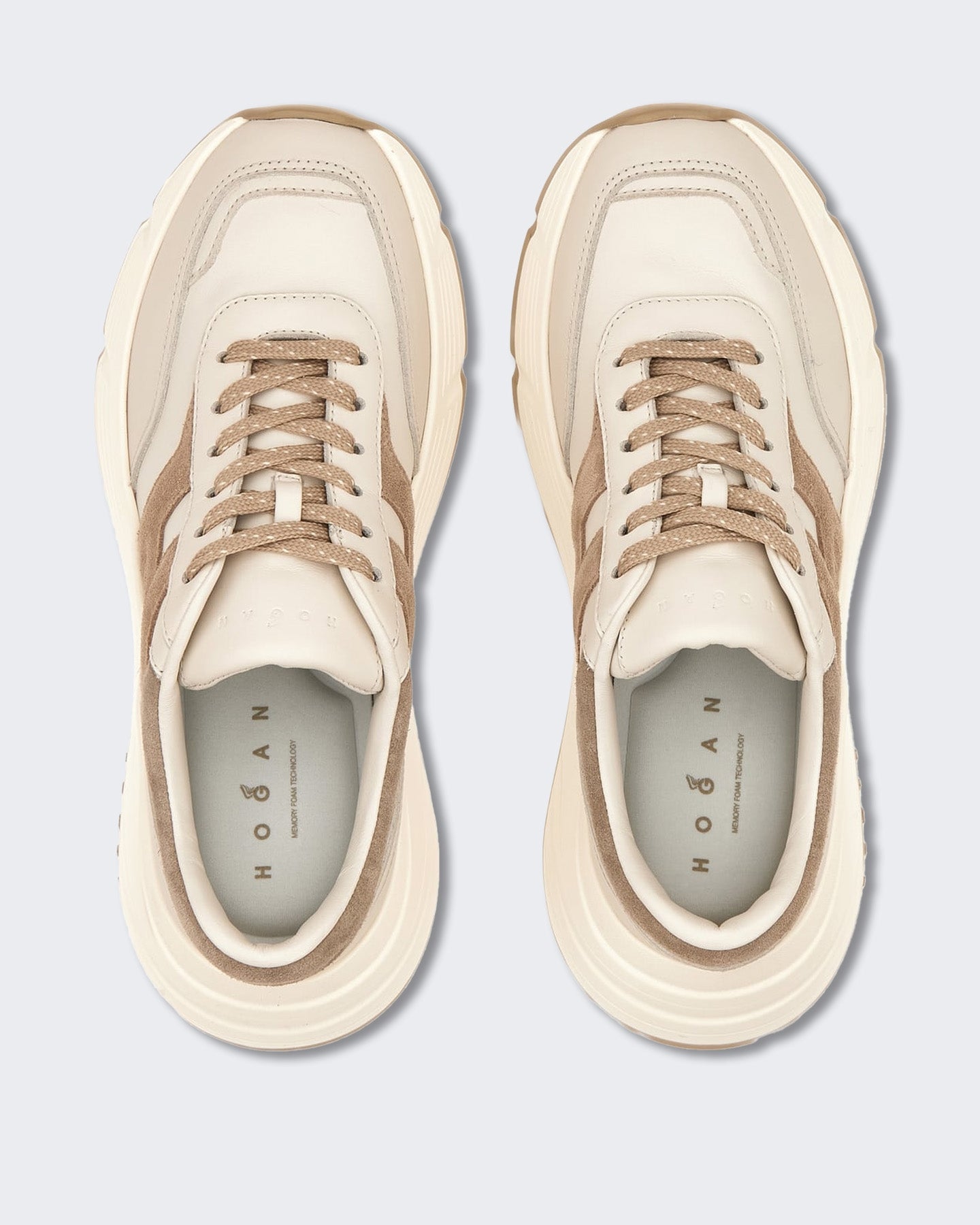 Hogan Dames Sneaker - H669 Allacciato H-Grey Grijs (2) - Eleganza.nl