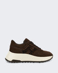 Women's Sneaker - Hogan H669 Allacciato H-Grey Brown (3)