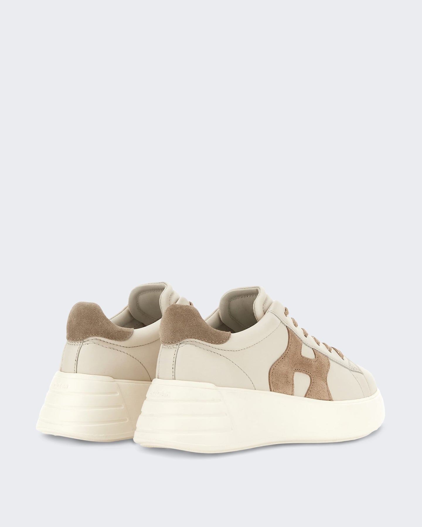 Hogan Dames Sneaker - Hogan Rebel H562 Allacciato H-White Wit - Eleganza.nl