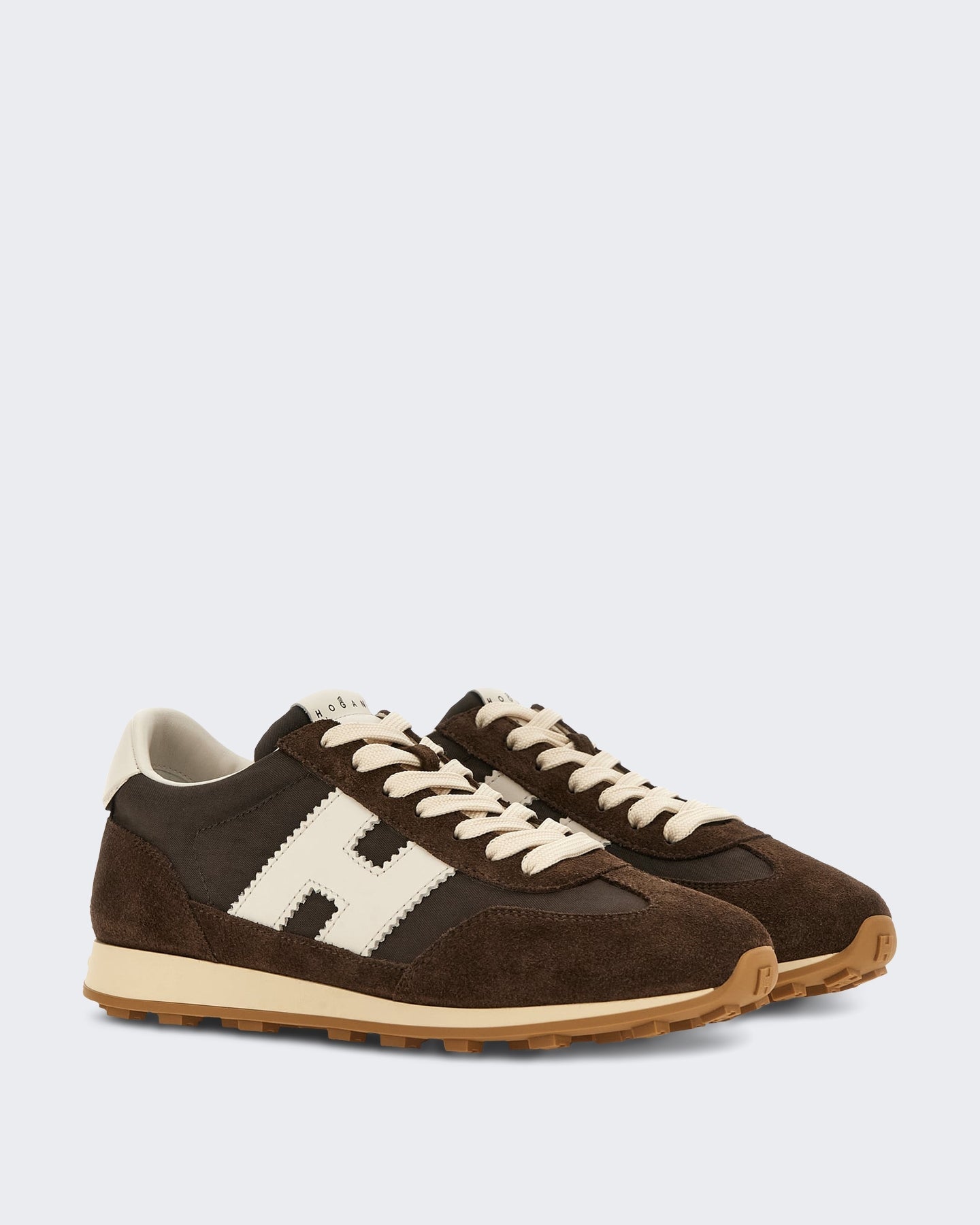 Hogan Dames Sneaker met vetersluiting H727 Rood - Eleganza.nl