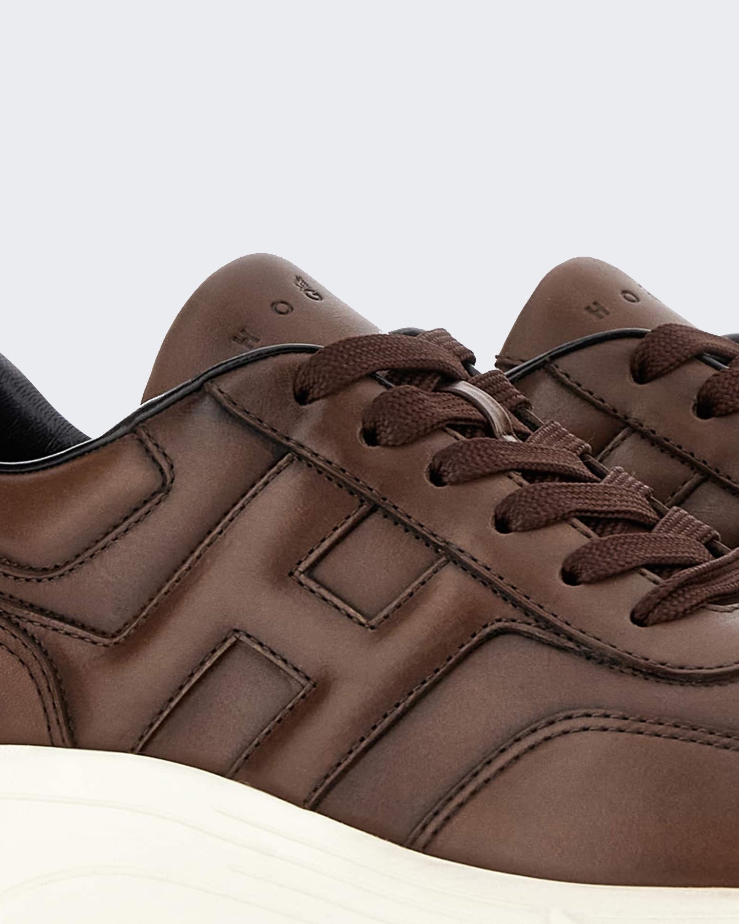 Hogan Heren Sneaker - Hogan Hyperlight Allacciato H-Corteccia Chiaro S013 - Eleganza.nl